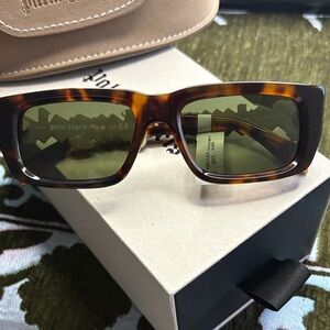 Palm Angels Beige Sunglasses Case